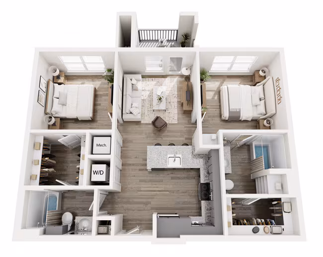 Unit 2324 1117 floor plan